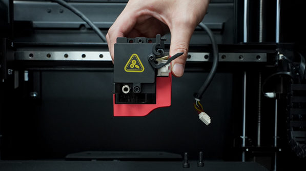 Легка заміна друкуючих головок 3D-принтер Raise3D E2CF